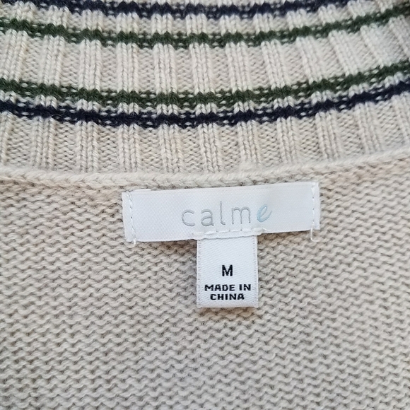 JOHNNY WAS CALME MIXED STRIPE CARDIGAN - Picture 9 of 11